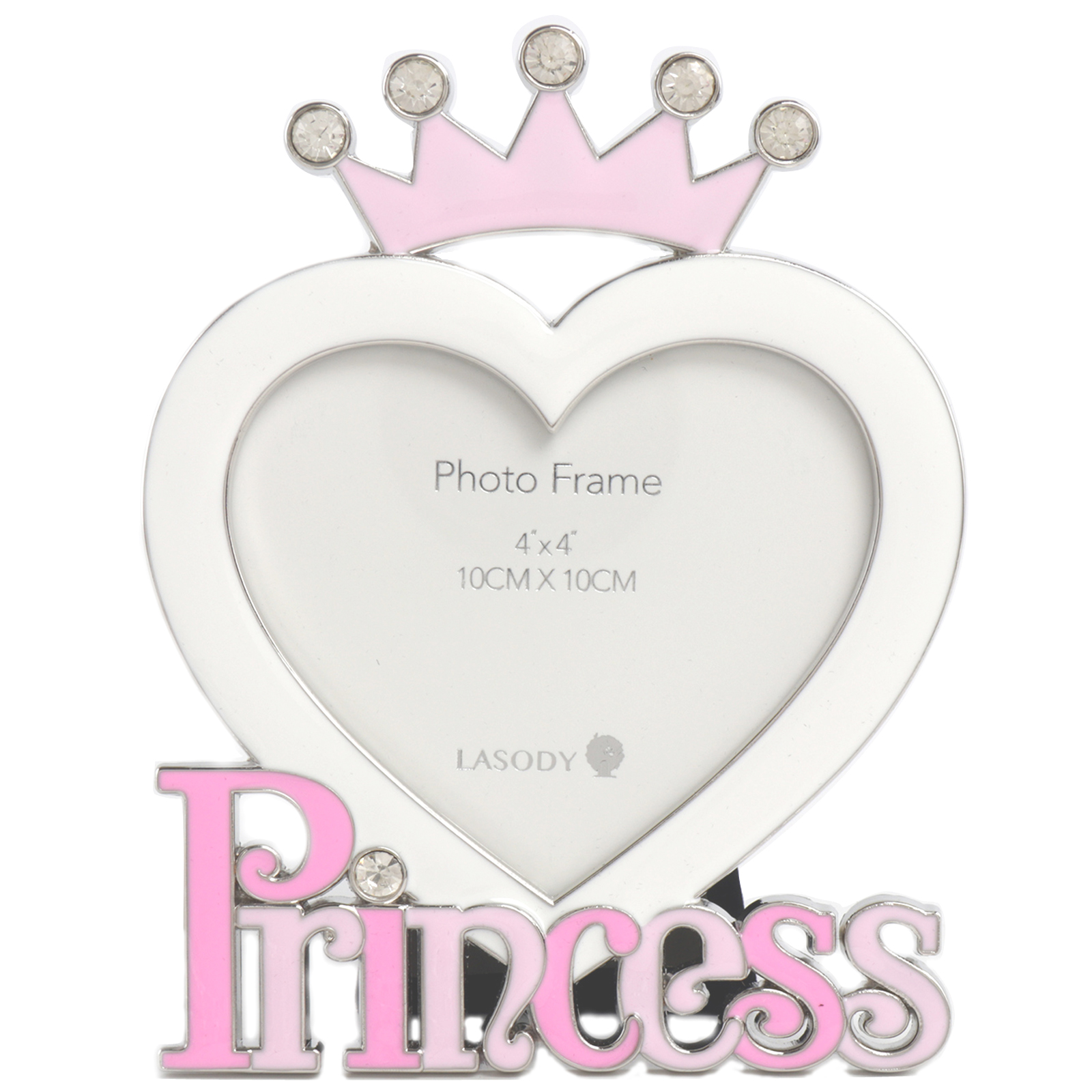 Princess Crown Heart Shape Frame